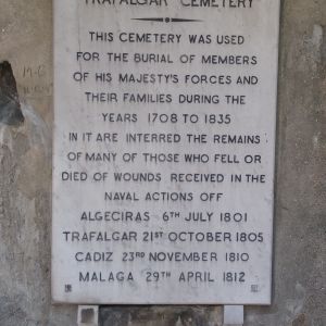 Trafalgar cemetery 